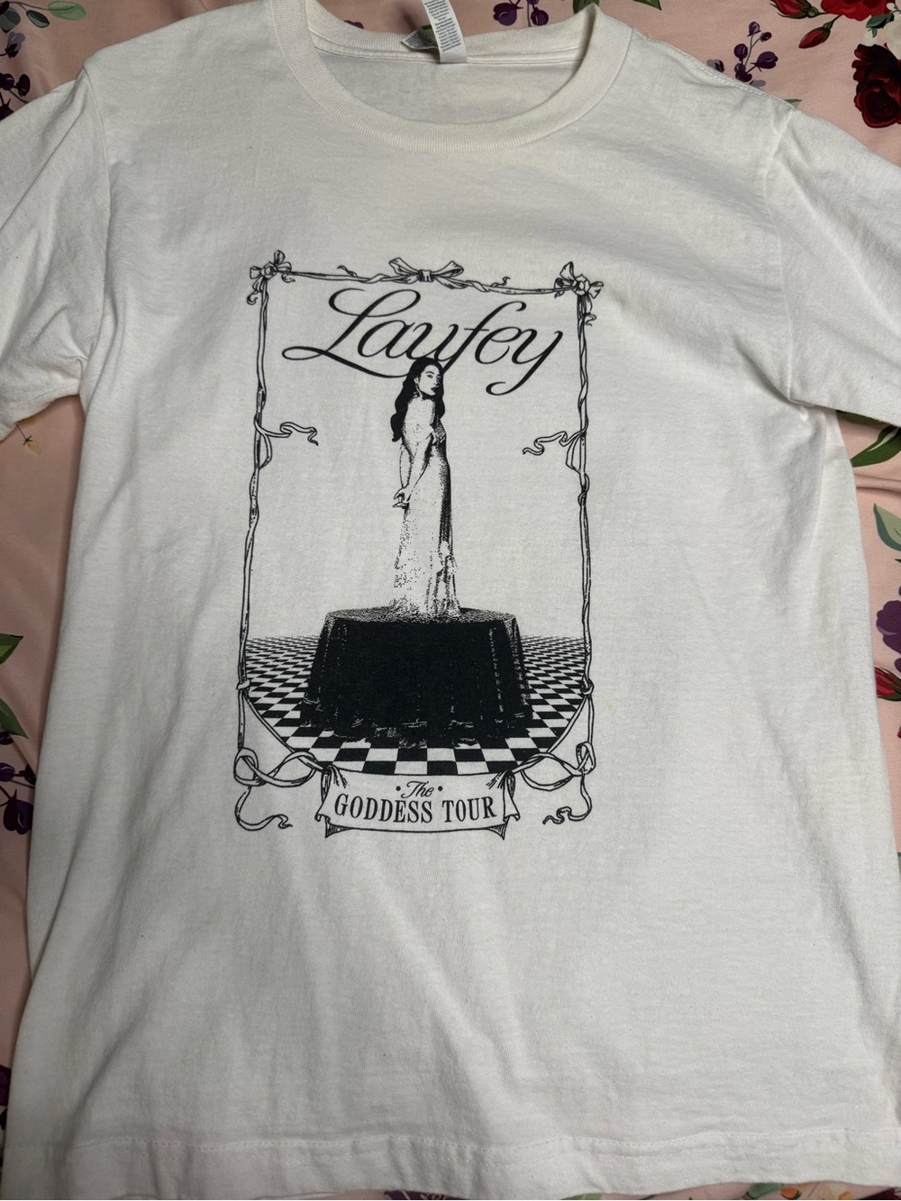 White The Goddess Tour Graphic Tee